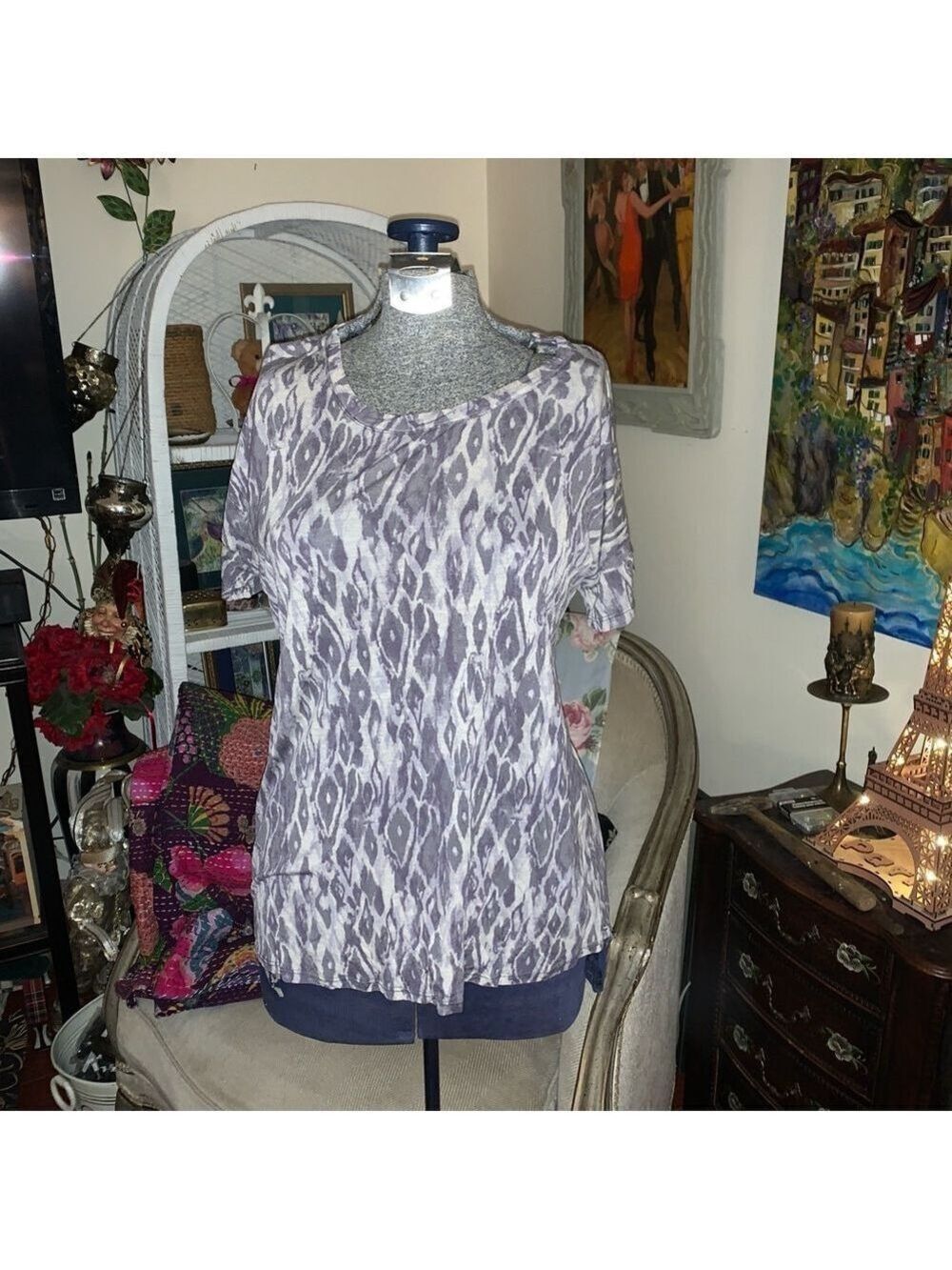 Short sleeve t Shirt, Size M, Gray and grey - Picture 2 of 9